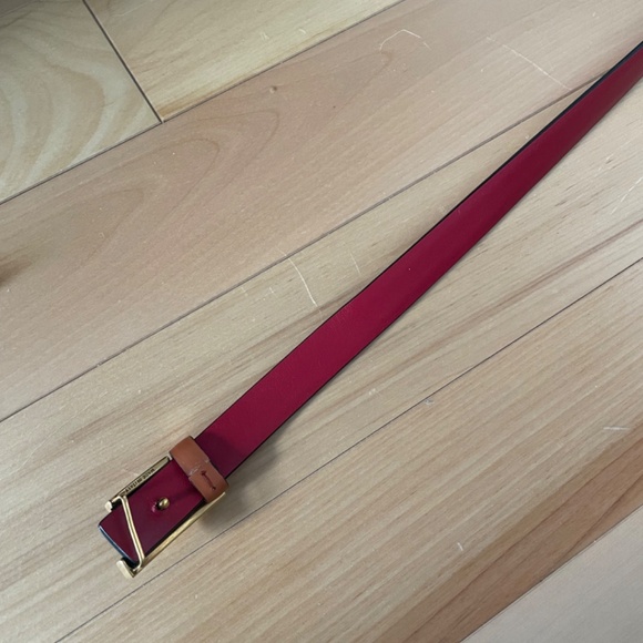 Tod’s leather brown/red belt - Picture 5 of 5